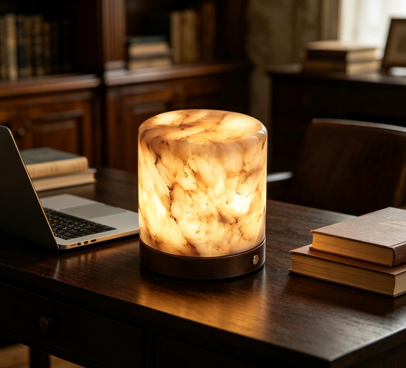 The Natural Marble Table Lamp